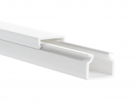 4cabling Cable Ducting 50mm(w) X 50mm(h) X 2m: White Wsd5050we