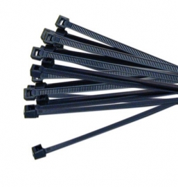 Generic Cable Ties: 4 X 200Mm Black 50Pcs 4X200-Black-50