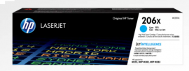 HP 206X High Yield Cyan Original LaserJet Toner Cartridge (W2111X)