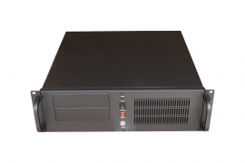 TGC Rack mountable Server Chassis 3U 450mm Depth, 2x Ext 5.25" Bays, 7x 3.5" Int Bays. 5x Full Height PCIE Slots, ATX PSU/MB Tgc-3450