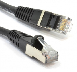 Edimax Network Cable: Cat6a 2m 10gbe Double Shielded - Lszh Cat6a-2m Black