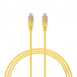 4M Cat 6A Rj45 S/Ftp Thin Lszh 30 Awg Network Cable. Yellow