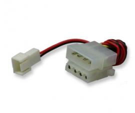 Generic 4 Pin Molex Power To Internal 3-pin Motherboard Fan Converter/ Adapter (plug 3pin Fan Into