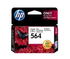 Hp 564 Photo Black Ink Cartridge For Photosmart D5460 Printer Approx 130 4 X 6-in Photos, 170 L-size