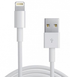 Astrotek Iphone 5/ 6 Lighting Data Charger Cable 1m - Usb Type A Male To 8 Pins Male White Colour