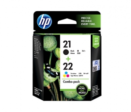 Hp 21 Black /22 Tri-color Ink , Combo Pack Cc630aa Cc630aa