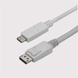 Startech 3 Ft / 1m Usb C To Displayport Cable - 4k 60hz - White - Use This Usb C To Dp Cable To