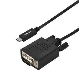 Startech Usb C To Vga Cable - 3m / 10 Ft - Black - 1920 X 1200 - Usb C Cable - Computer Monitor