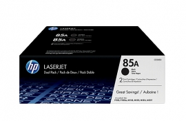 Hp 85a Blk Dual Pack Lj Toner Cartridge-1, 600 Pgs For P1102/ M1132/ M1212/ M1214/ M1217 Ce285ad