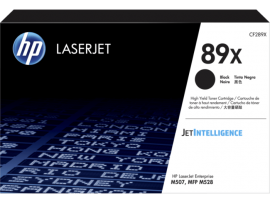 HP 89X High Yield Black Original LaserJet Toner Cartridge Cf289X