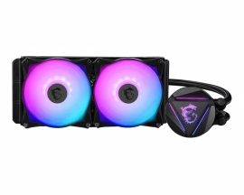 MSI MAG CoreLiquid 240R Liquid Cooler 2 Fan 120x120x25 LGA 1150/1151/1155/1156/1200 AM4/FM2+/FM2/FM1/AM3+/AM3/AM2+/AM2 Mag Core Liquid 240R