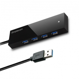 Simplecom Usb 3.0 External 4 Port Hub Built-in 0.5m Cable For Pc Laptop Ch341