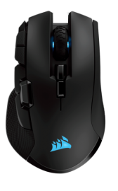 Corsair Ironclaw Rgb Wireless Rechargeable Gaming Mouse With Slispstream Wireless Technology Black Backlit Rgb Led 18000 Dpi Optical Ch-9317011-Ap