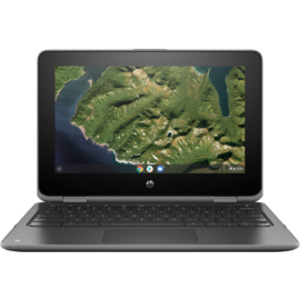 Hp Chromebook X360 11 G2 11.6" Hd Touch + Digitizer Celron N4000 8Gb 64Gb Emmc Chrome 64 Pen Storm Gray 1Yr Rtb Warranty 6Zh21Pa