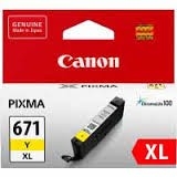 Canon Cli671xl Yellow Ink Cart Ci671xly
