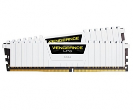 Corsair Ddr4, 3000mhz 16gb 2 X 288 Dimm, 15-17-17-35, Vengeance Lpx White Heat Spreader, 1.35v,