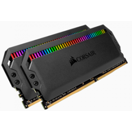 Corsair DOMINATOR® PLATINUM RGB 32GB (2 x 16GB) DDR4 DRAM 3200MHz C16 Memory Kit CMT32GX4M2C3200C16
