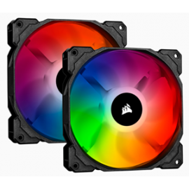 Corsair Icue Sp140 Rgb Pro Performance 140Mm Dual Fan Kit With Lighting Node Core Co-9050096-Ww
