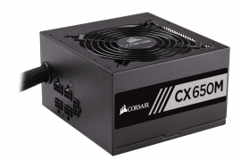 Corsair Cxm650w Semi-modular 80+ Bronze 12cm Fan Black Cp-9020103-au