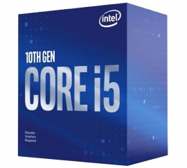 Intel Core i5-10400F CPU 2.9GHz (4.3GHz Turbo) LGA1200 10th Gen 6-Cores 12-Threads 12MB 65W Graphic Card Required Retail Box 3yrs Comet Lake Bx8070110400F
