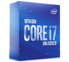 Intel Core i7-10700K CPU 3.8GHz (5.1GHz Turbo) LGA1200 10th Gen 8-Cores 16-Threads BX8070110700K