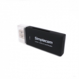 Simplecom Superspeed Usb 3.0 Card Reader 2 Slots Sdxc & Tf/ Micro Sd Cr301