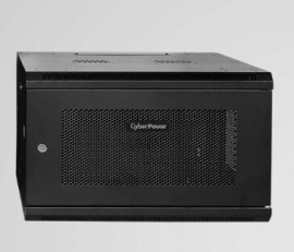 Cyberpower Cr6u61002 19" 6u 450mm Depth Wall Mount Enclosure Hex Perforated Metal Door 60kg Loading