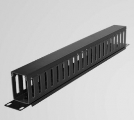 Cyberpower Cra30003 19" 1u Flexible Duct Cable Manager With Cover Cra30003