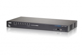 Aten 8 Port Rackmount Usb 2.0 Hdmi Kvmp Switch. Support Hdcp Video Dynasync Multi-display Feature