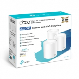 Tp-Link AX3000 Whole Home Mesh Wi-Fi 6 System (Decox60(3-Pack))