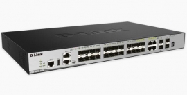 D-link Dgs-3630-28sc 28-port Gigabit Xstack Layer 3+ Managed Stackable Switch With 24 Sfp (4 Combo