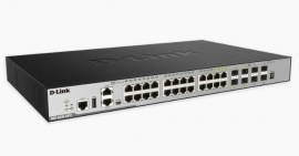 D-link Dgs-3630-28tc 28-port Gigabit Xstack Layer 3+ Managed Stackable Switch With 24 1000base-t