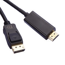 4cabling 1.5m Displayport Male To Hdmi Cable V1.4 Male: Black 022.002.0331