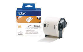 Brother White Shipping/Name Badge Labe 62Mmx100Mm 300 Labels Per Roll Dk11202