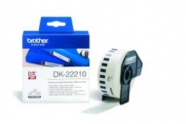 Brother Dk22210 White Continuous Paper Roll 29mm*30.48m