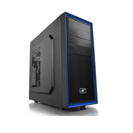 Deepcool Black Tesseract Bf Mid Tower Chassis (usb3) Dp-ccatx-tsrbfbk