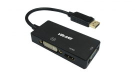 Volans Displayport To Hdmi (4K) / Dvi / Vga Converter (Dphdv-4K) Vl-Dphdv-4K