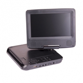 D-link Portable Dvd Player 7" With Bonus Pack (headrest Mounts And Earphones) Dvd-pt-7c