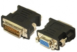 Generic Adapter: Dvi (m) To Vga (f) S105n Dvi-vga-mf