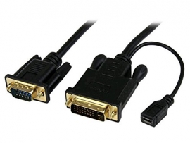 Startech 6 Ft Dvi To Vga Active Converter Cable - Dvi-d To Vga Adapter - Digital Dvi To Analog