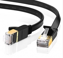Edimax Network Cable: Cat7 10m 10gbe Shielded Flat Black Ed-ea3-100sfa