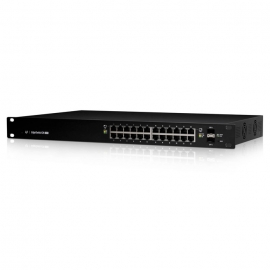 Ubiquiti EdgeSwitch - 24 Port Gigabit Managed 250W PoE+ Switches With SFP UB.ES.24.250W