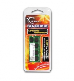 G.skill 4gb (4gb X 1) Ddr3l-1333 (pc3l-10600/ Pc3l-10666) Cl 9-9-9-24 1.35 Volts So-dimm F3-1333c9s-4gsl