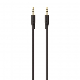 BELKIN ESSENTIAL STEREO 3.5MM-AUDIO CABLE, 2M - BLACK  F3Y117BT2M