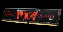 G.skill Aegis 8gb Pc4-21300 Ddr4 2666mhz 19-19-19-43 1.2v Dimm F4-2666c19s-8gis