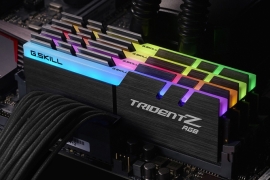 G.skill 32gb (8gbx4) Ddr4-3000 (pc4-24000) Cl15-16-16-35 1.35 Volt (trident Z Rgb) Intel Z270 Platform