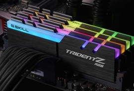 G.skill Pc4-25600 / Ddr4 3200 Mhz 32gb 4 X 8gb 14-14-14-34 1.35v Trident Z Rgb F4-3200c14q-32gtzr