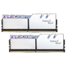 G.Skill Tz Royal 16G Kit (2X 8G) Ddr4 3200Mhz Pc4-25600 16-18-18-18 1.35V Dimm Silver Colour F4-3200C16D-16Gtrs