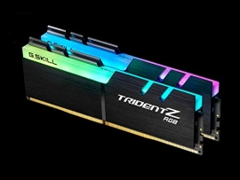 G.skill 16gb (8gbx2)ddr4-3200 (pc4-25600) Cl16-18-18-38 1.35 Volt[trident Z Rgb(for Amd)] F4-3200c16d-16gtzrx