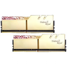 G.Skill Tz Royal 16G Kit (2X 8G) Ddr4 3600Mhz Pc4-28800 18-22-22-24 1.35V Dimm Gold Colour F4-3600C18D-16Gtrg